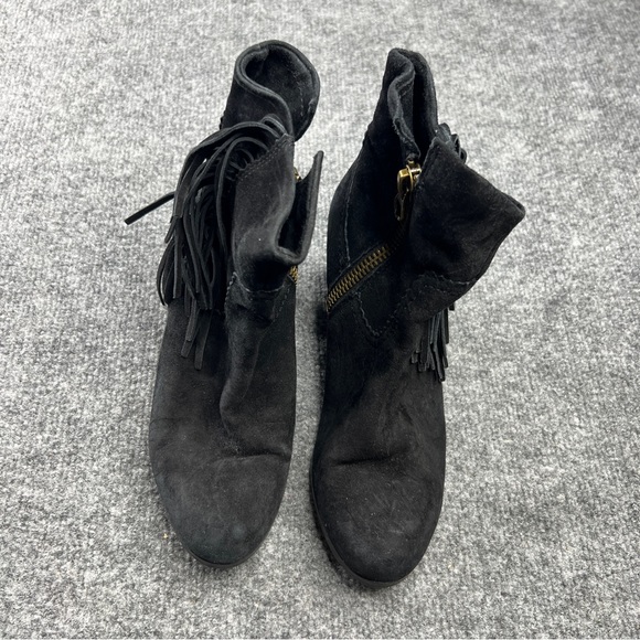 Sam Edelman Size 7 Embossed Reyes Heeled Zip Boot/Booties - Picture 4 of 10